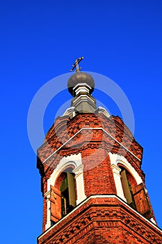 Russian orthodox church tower