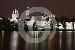 Russian orthodox churches in Novodevichy Conven