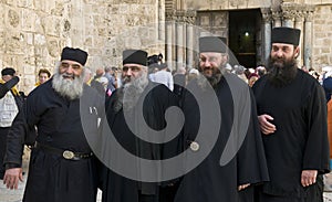Russian Orthodox monks