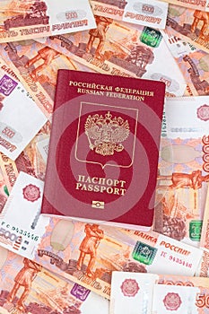 Russian passport for foreign countries and 5000 rubles