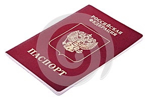 Isolated Russian Passport