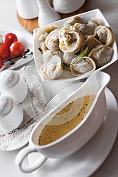 Russian pelmeni