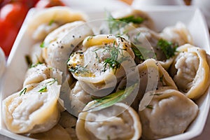 Russian pelmeni