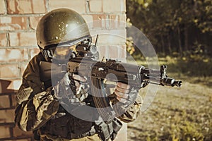 Russian police special force