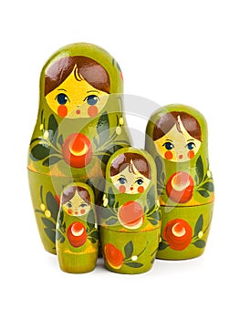 Russian retro toy matrioska