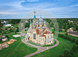 Russian Revival architecture style church in Kukoboy