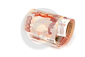 Russian rubles photo