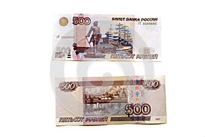 Russian rubles photo