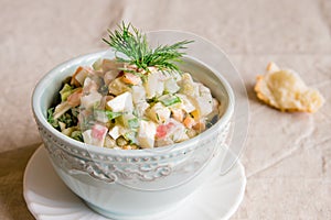 Russian salad olivier