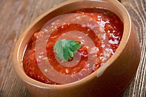 Russian sauce adjika