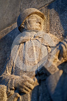 Russian soldier in Bratislava, Slovakia