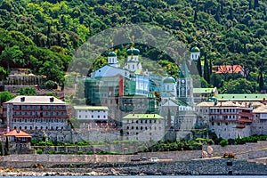 Russian St. Pantaleon monastery at Mount Athos