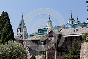 Russian St. Pantaleon Orthodox monastery at Mount Athos