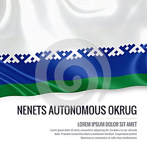 Russian state Nenets Autonomous Okrug flag.