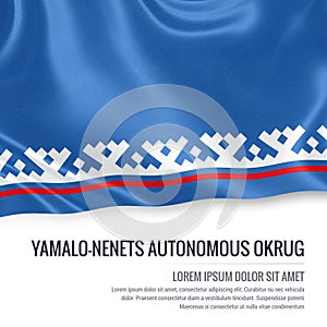 Russian state Yamalo-Nenets Autonomous Okrug flag.