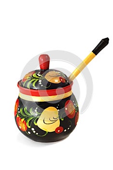 Russian style 2 bochenok s lozhkoi