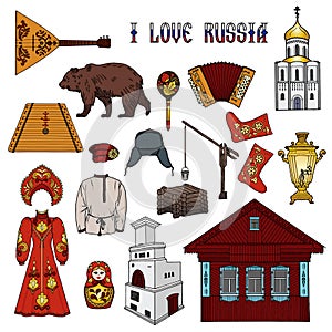 Russian style collection