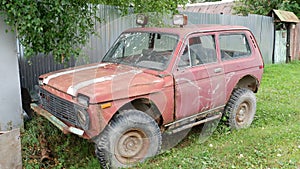 Russian SUV old photo