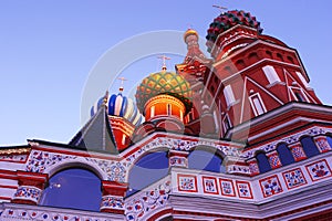 Russian temple in the city of Moscow