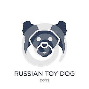 Russian Toy dog icon. Trendy flat vector Russian Toy dog icon on
