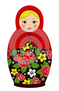 Russian tradition matryoshka dolls photo