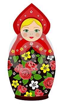 Russian tradition matryoshka dolls photo