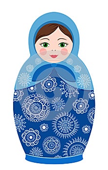 Russian tradition matryoshka dolls photo