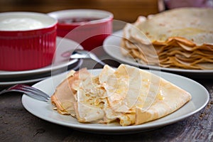 russian tradition pancakes