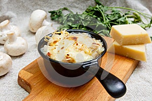 Russian traditional dish - julienne of chicken