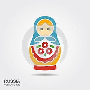 Russian traditional doll souvenir - matryoshka