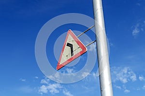 The Russian triangular road sign