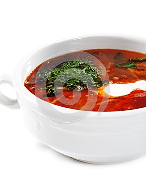 Russian and Ukrainian Cuisine - Soup Solyanka