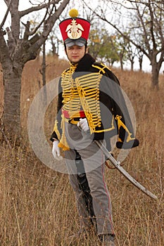 Russian uniform of cavalry.