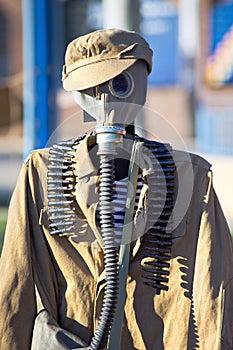 Russian uniform of defense for chemical attacks in wwii