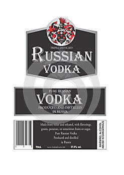 Russian vodka photo