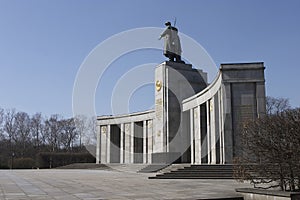 Russian war monument in Berlin photo