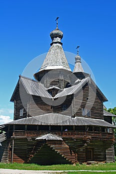 Russian wooden church