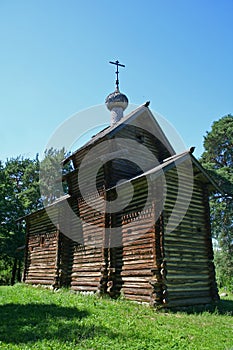 Russian wooden church