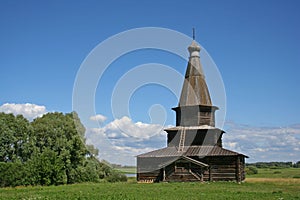 Russian wooden church