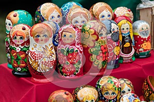 Russian wooden nested dolls