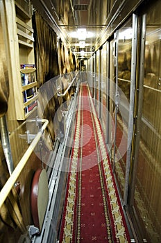 Russianrailway carriage interior