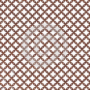 Rust chain mail rings pattern
