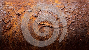 Advanced Oxidation: Close-up of Corroded Metal Texture