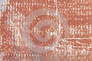 Rust dirty metal wall or plate used as old metal background texture
