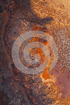 Rust forming on Iron Plate