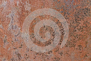 Rust on metal steel wall background texture
