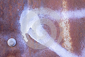 Rust of metals.Corrosive Rust on old iron. Old vintage surface.