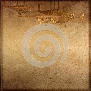 Rust old plains metal background