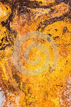 Rust on old wall background