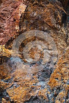 Rust stone wall stone texture image use for backgrounds or textures